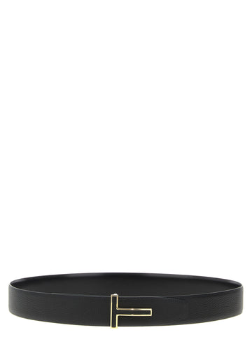 Tom Ford Logo Buckle Reversible Belt