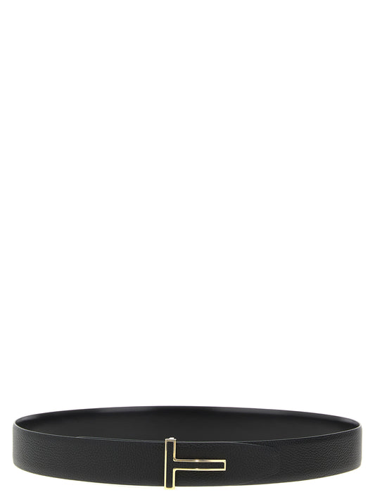 Tom Ford Logo Buckle Reversible Belt