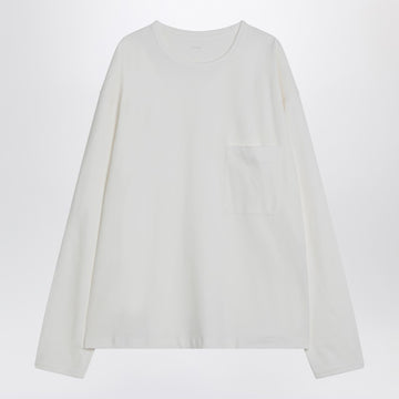 LEMAIRE White cotton-linen jumper