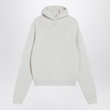 LEMAIRE Cream hooded sweater