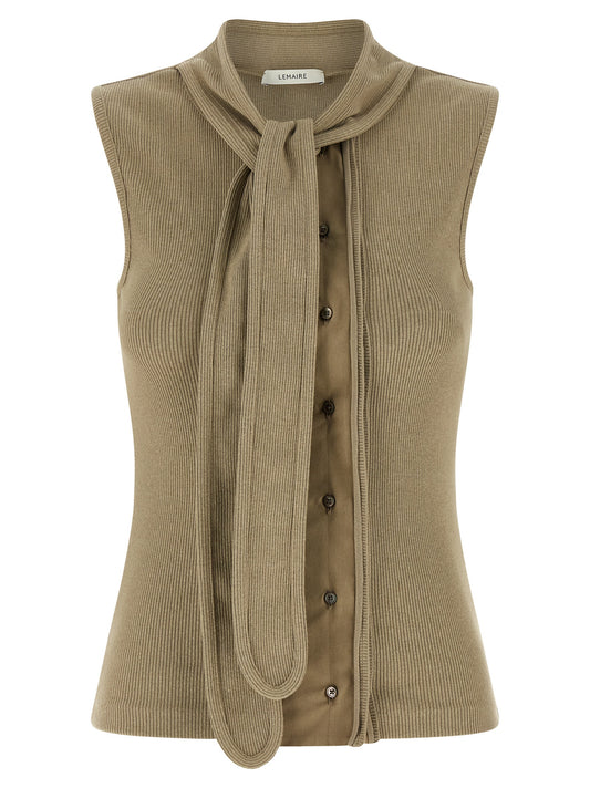 Lemaire Asymmetrical Fitted Top