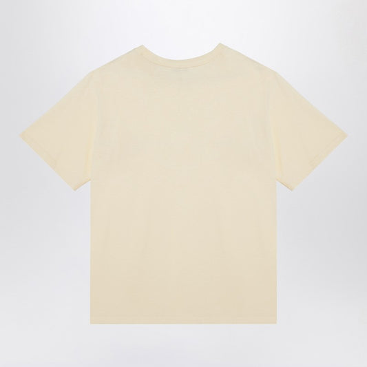 Wales Bonner Organic cotton light yellow T-shirt