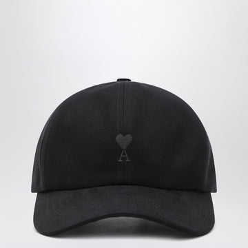 Ami Paris Ami De Coeur black baseball cap