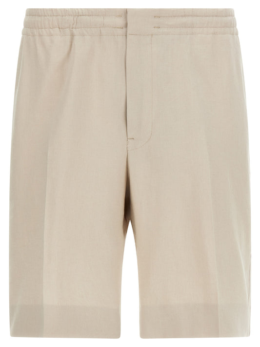 Zegna Linen Bermuda Shorts
