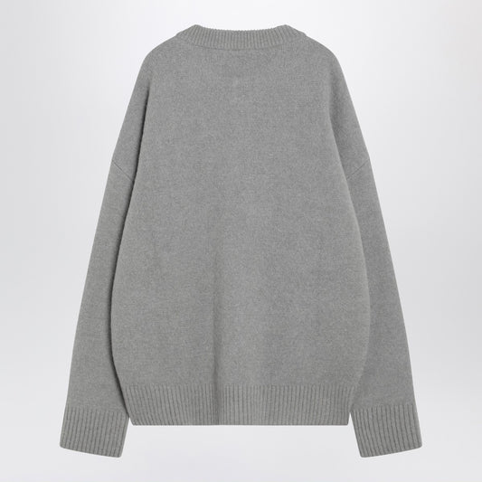 Ami Paris Grey wool cardigan Ami De Coeur
