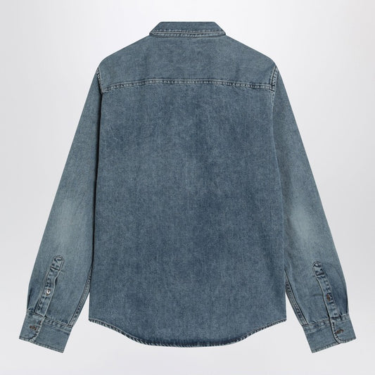 Ami Paris Ami De Coeur shirt in denim