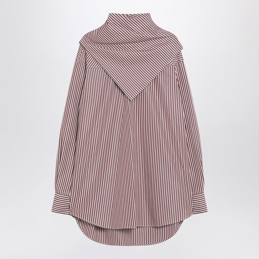 Ami Paris Cherry-coloured striped bandana shirt
