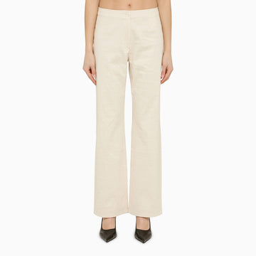 Our Legacy Regular white cotton trousers