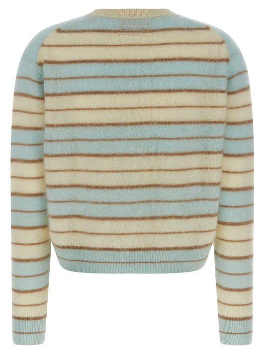 Guest In Residence Grizzly Stripe Crew Sweater