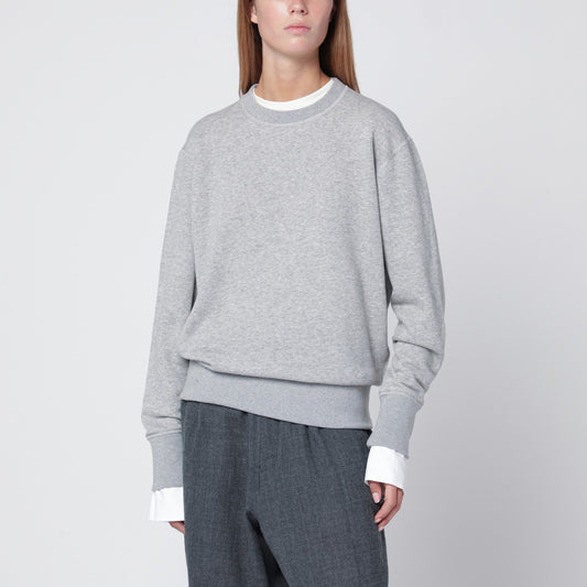 DARKPARK Grey melange cashmere blend sweatshirt