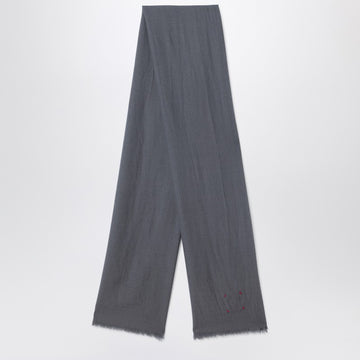 Destin Grey wool scarf