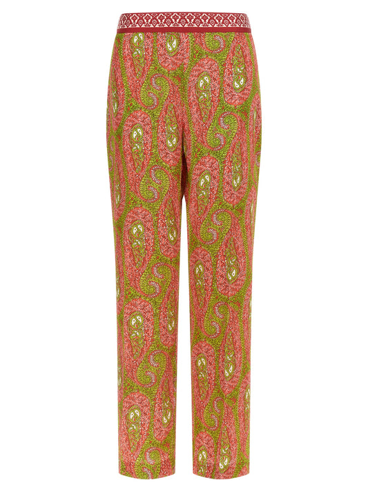 Etro Paisley Foliage Pants