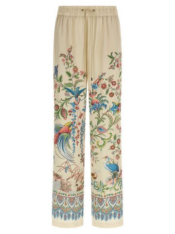 Etro Flora And Fauna Printed Trousers