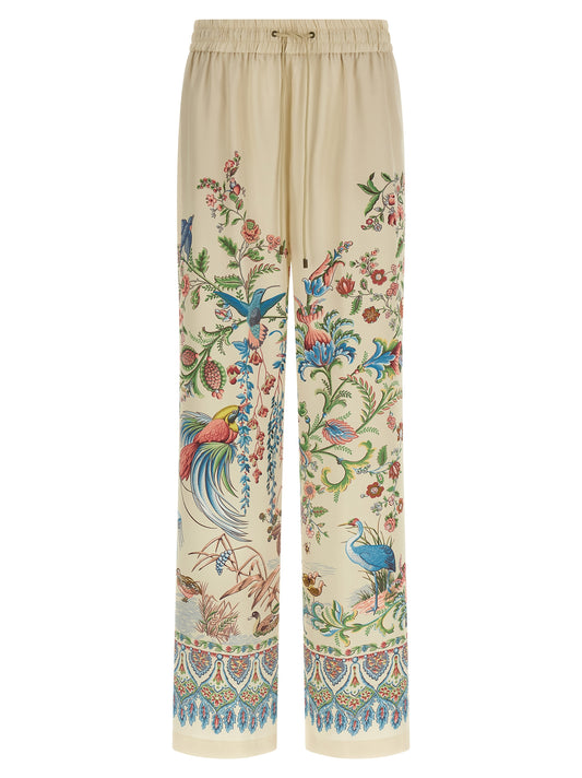 Etro Flora And Fauna Printed Trousers
