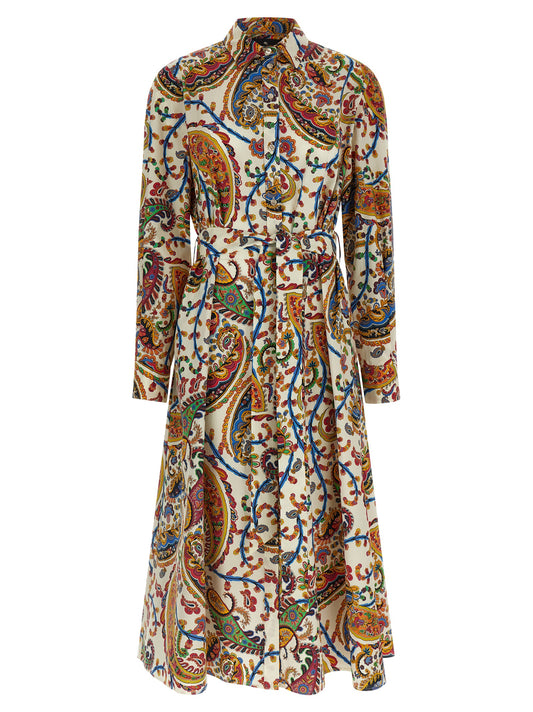 Etro Paisley Foliage Dress