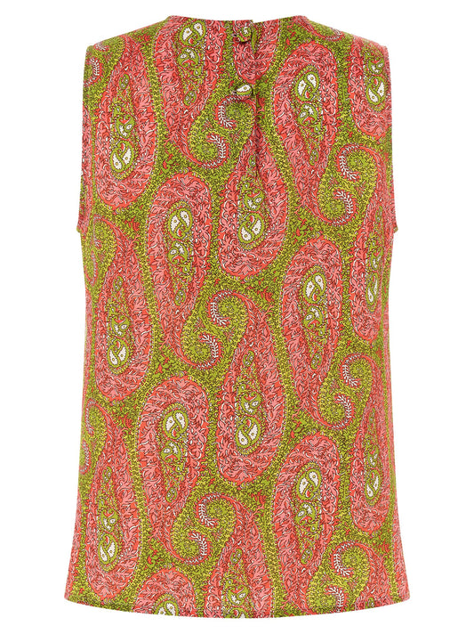 Etro Paisley Foliage Top