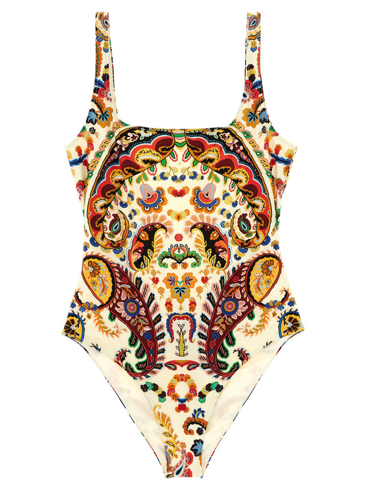 Etro Floral Paisley One-piece Swimsuit