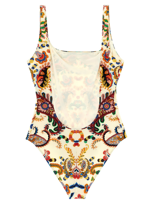 Etro Floral Paisley One-piece Swimsuit