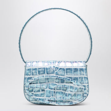 Diesel Shoulder bag 1DR-Iconic blue coconut effect