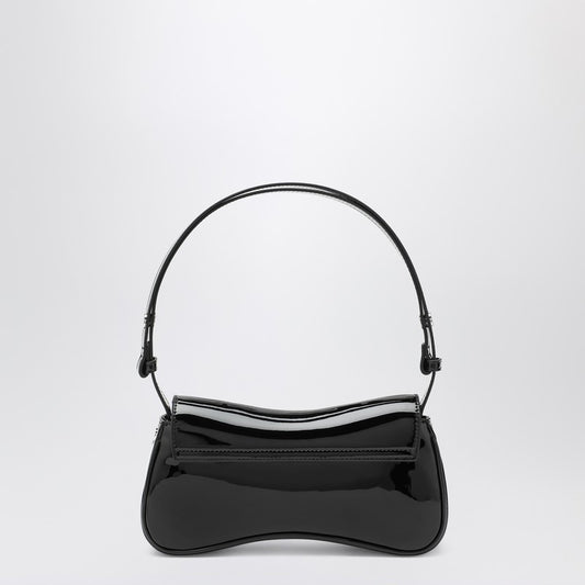 Diesel Medium Play bag in black patent leather