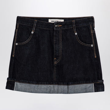 Semicouture Floriane miniskirt in dark denim