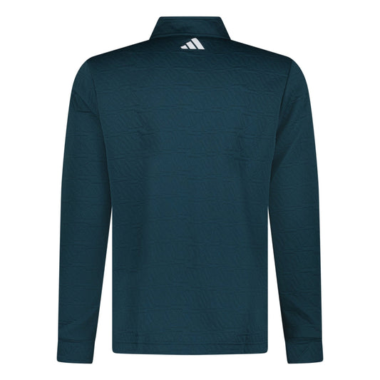 Adidas Dwr Quarter Zip Golf Sweatshirt Dark Green