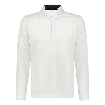Adidas Dwr Quarter Zip Golf Sweatshirt White
