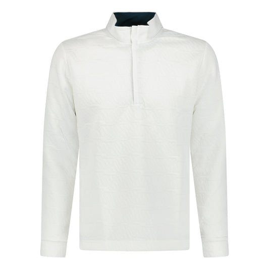 Adidas Dwr Quarter Zip Golf Sweatshirt White