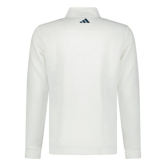 Adidas Dwr Quarter Zip Golf Sweatshirt White