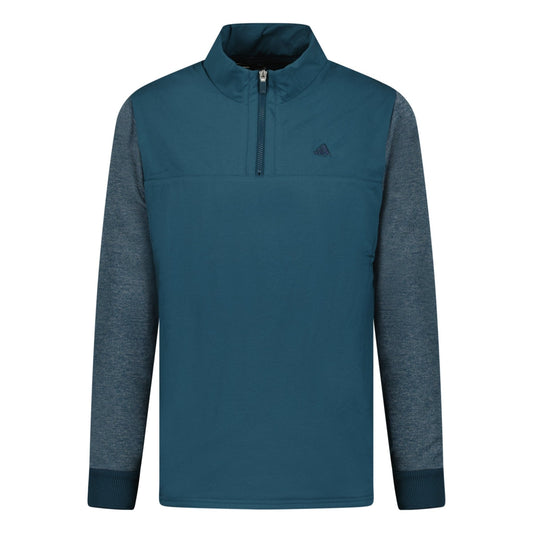 Adidas Goto Quarter Zip Golf Jacket Dark Blue