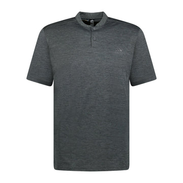 Adidas Stripe Golf Polo Dark Grey