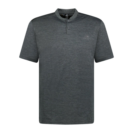 Adidas Stripe Golf Polo Dark Grey
