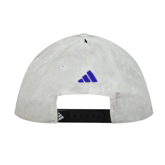 Adidas Tour 3 Stripe Print Golf Cap  White Camo
