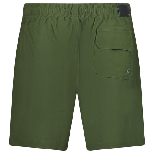 Amiri Core Logo Drawstring Swim Shorts Olive Green