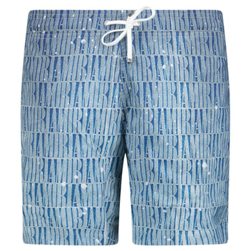 Amiri Gradient Drawstring Swim Shorts Blue