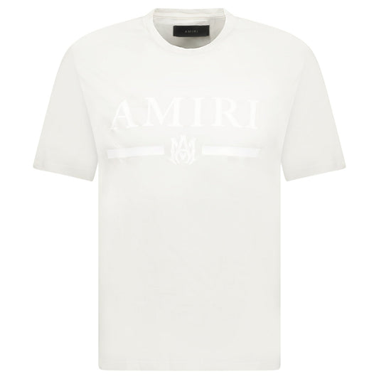 Amiri Ma Bar Logo T-Shirt Alabaster