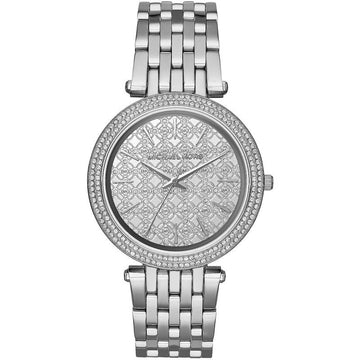 Michael Kors MK3404 Ladies  Darci Silver Motif Watch