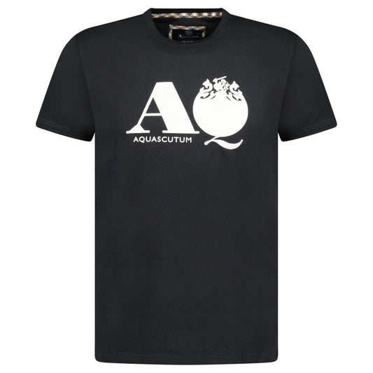 Aquascutum "A" Logo T-Shirt Black