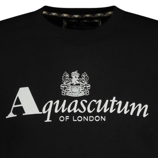 Aquascutum Classic Logo Sweatshirt Black
