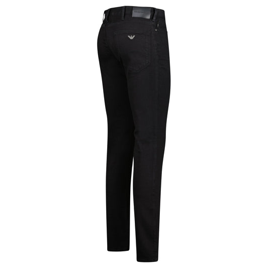 Emporio Armani J06 Slim Fit 5 Pocket Jeans Black