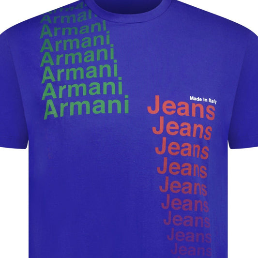 Emporio Armani Logo T-Shirt Blue