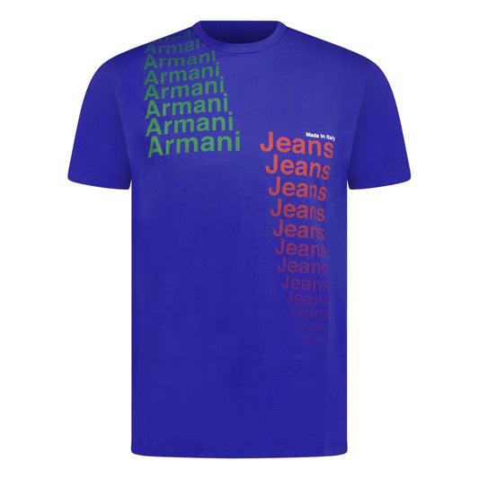 Emporio Armani Logo T-Shirt Blue