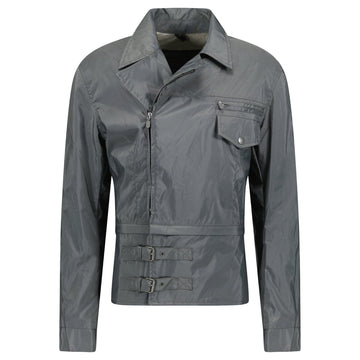 Belstaff Side Zip Motorbike New Bandit Fog Grey Jacket