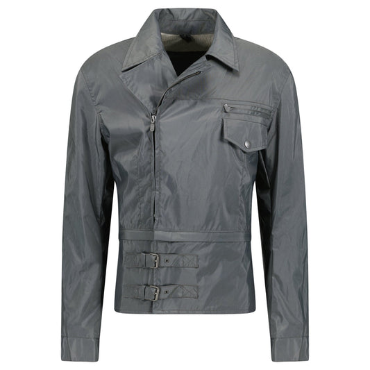 Belstaff Side Zip Motorbike New Bandit Fog Grey Jacket