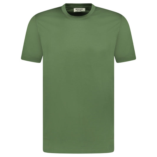 Bespoke Styling Mercerized Cotton T-Shirt Dark Green