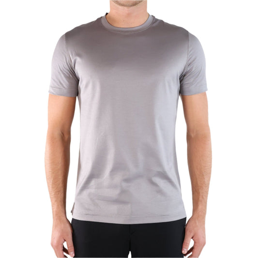 Bespoke Styling Mercerized Cotton T-Shirt Grey