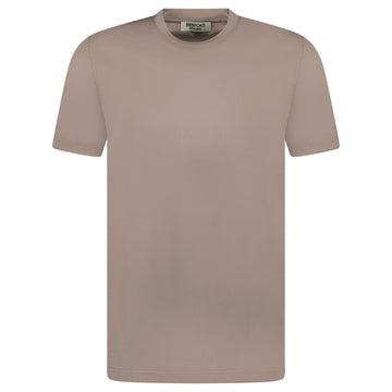 Bespoke Styling Mercerized Cotton T-Shirt Taupe