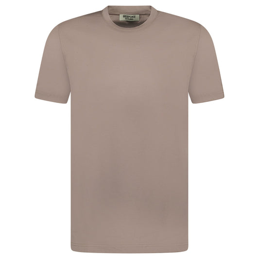 Bespoke Styling Mercerized Cotton T-Shirt Taupe