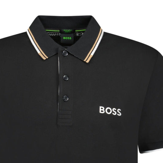 Hugo Boss Green Label Paddy Pro Polo Shirt Black