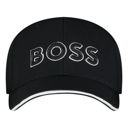Hugo Boss Logo Embroidered Cap Black